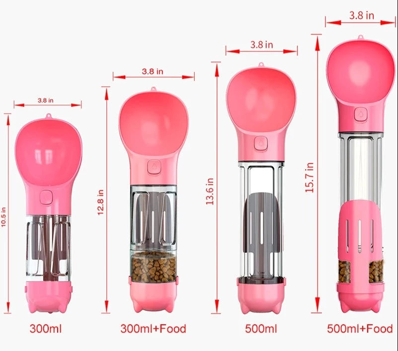 Holapet 3 In 1 Portable Feeding Bottle And Poop Cleaner