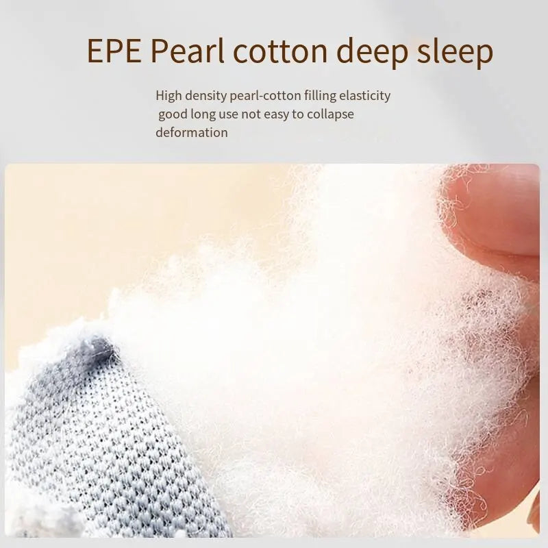 Velvet Half-Moon Pet Pillow