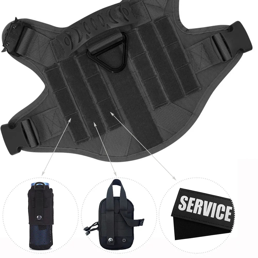 Military Dog Harness And Leash
