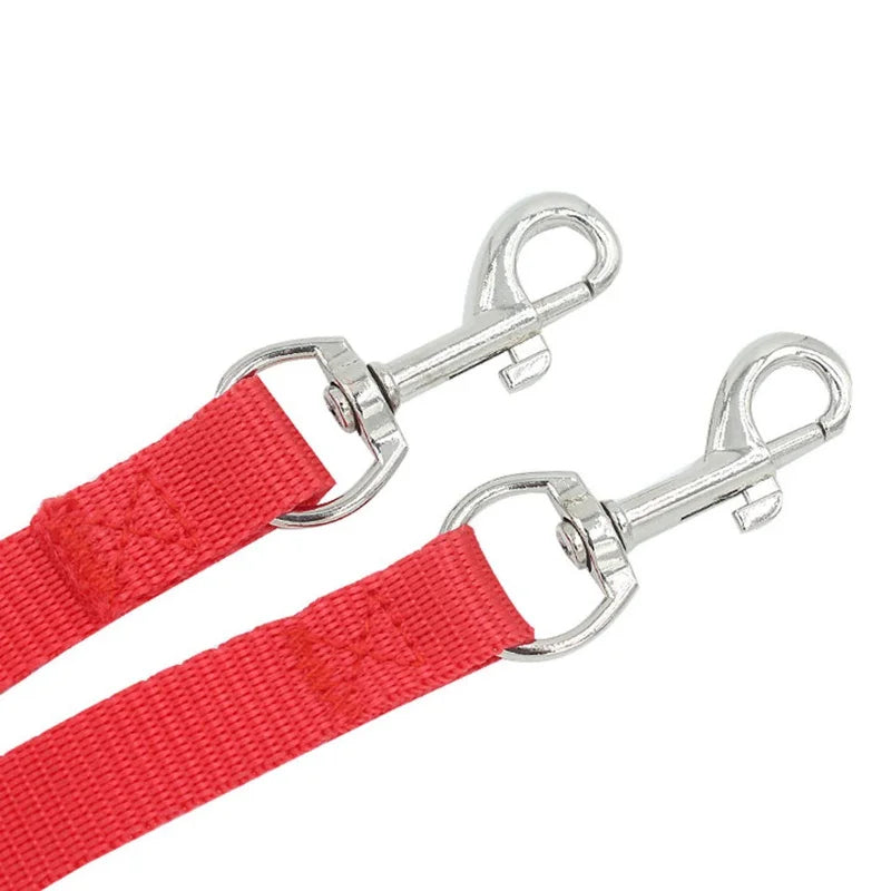 Colourful Double Nylon Dog Leash