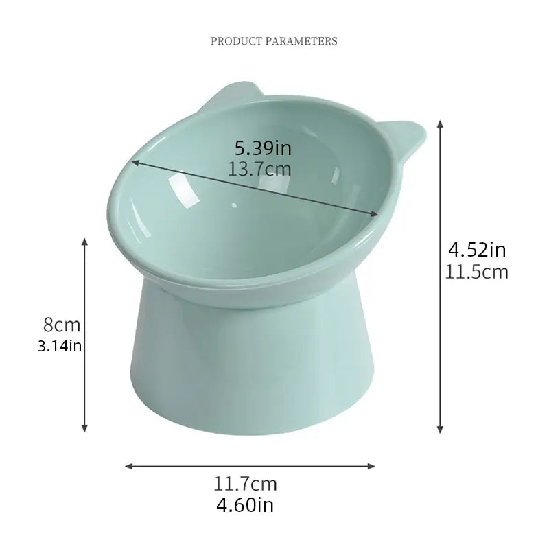 Raised Tilted Pet Bowl