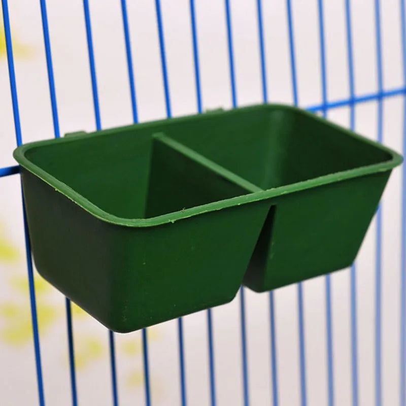 Bird Food And Water Dual Feeding Bowl