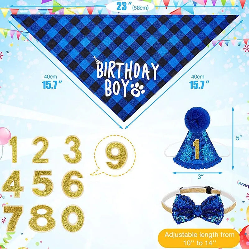 Dog Birthday Party Celebration Set