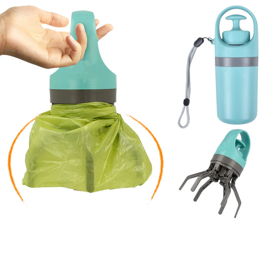 Portable Poop Scooper with Build In Bag Dispenser