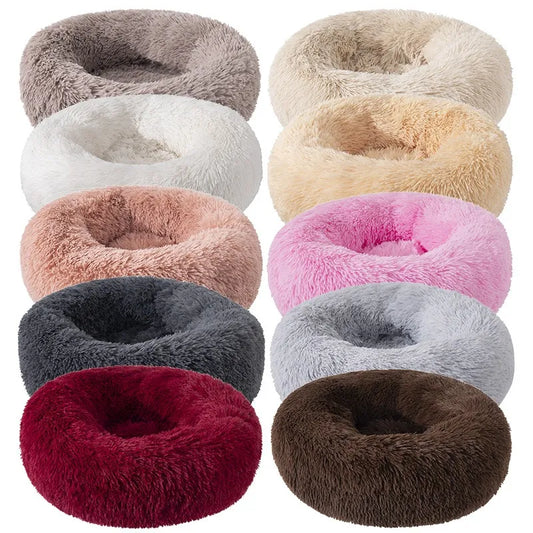 Fluffy Donut Pet Bed