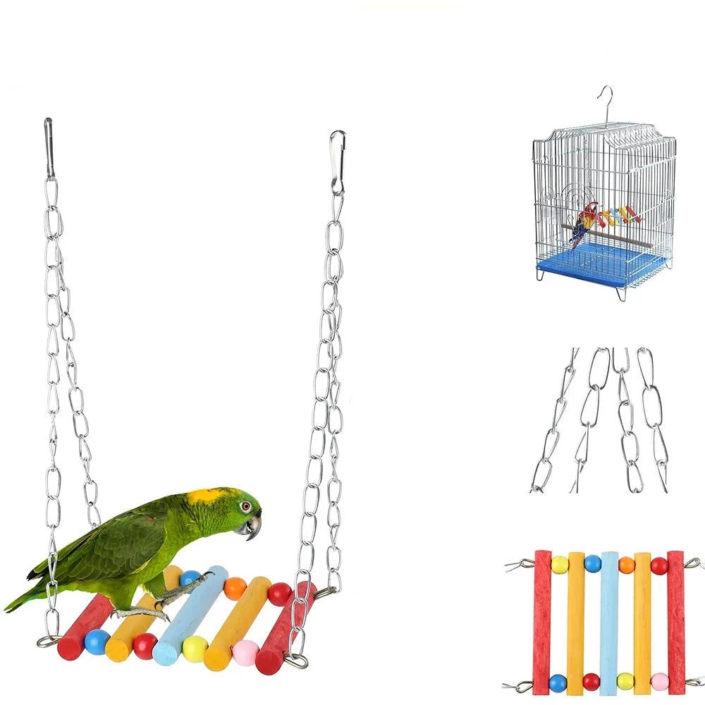 11 Piece Birdcage Toys