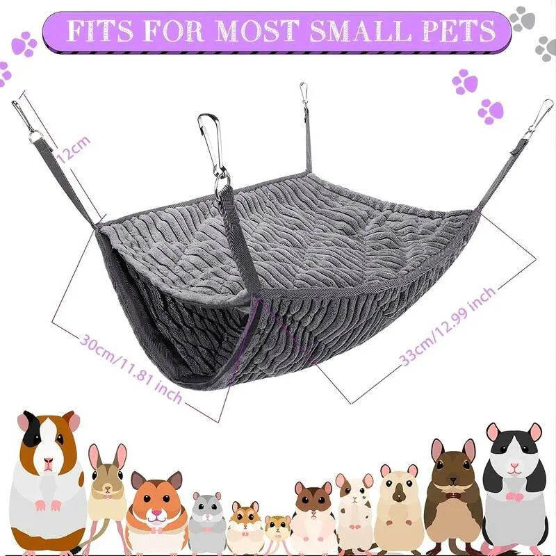 Cozy Double Bunk Soft Pet Hammock