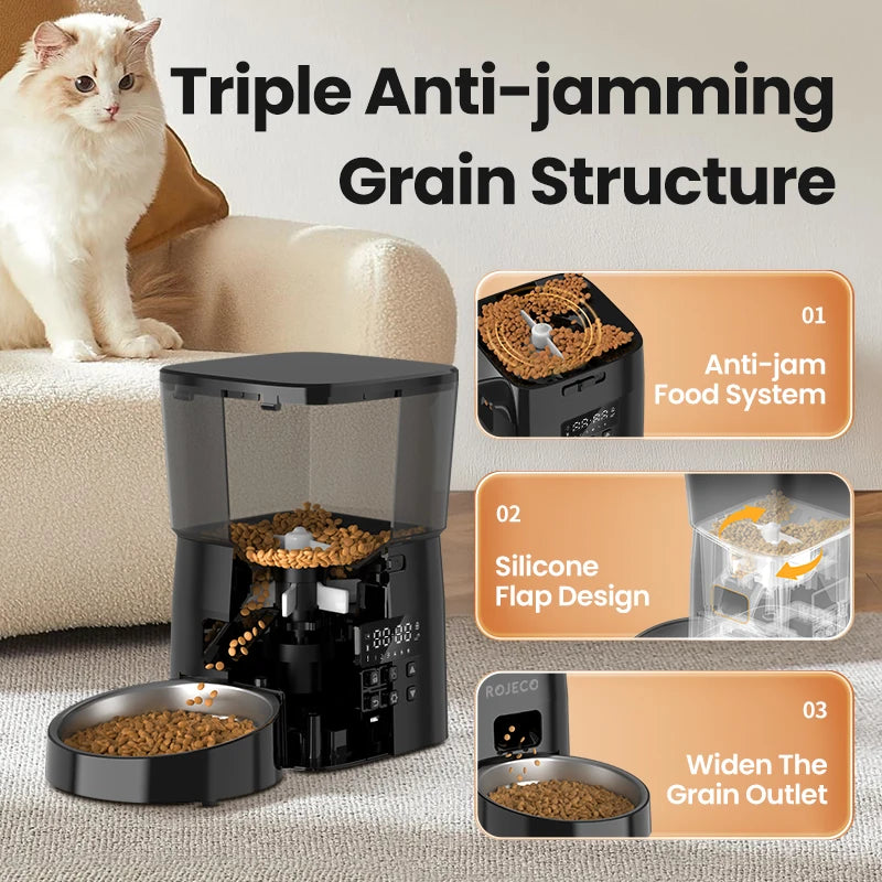 2L Automatic Pet Feeder (Button Version)