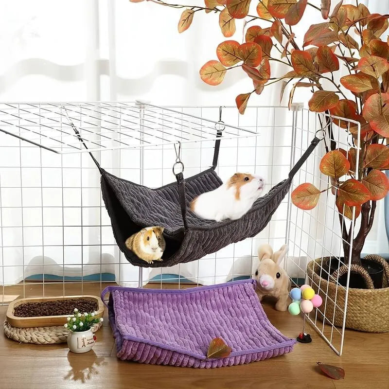 Cozy Double Bunk Soft Pet Hammock