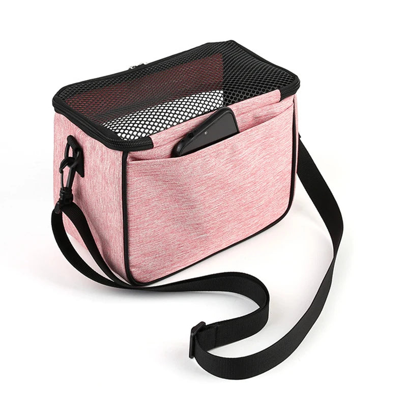 Portable Small Pet Travel Bag Breathable Animal Carrier Bag Rabbit Hamster Hedgehog Ferret Outdoor Inclined Shoulder Bag