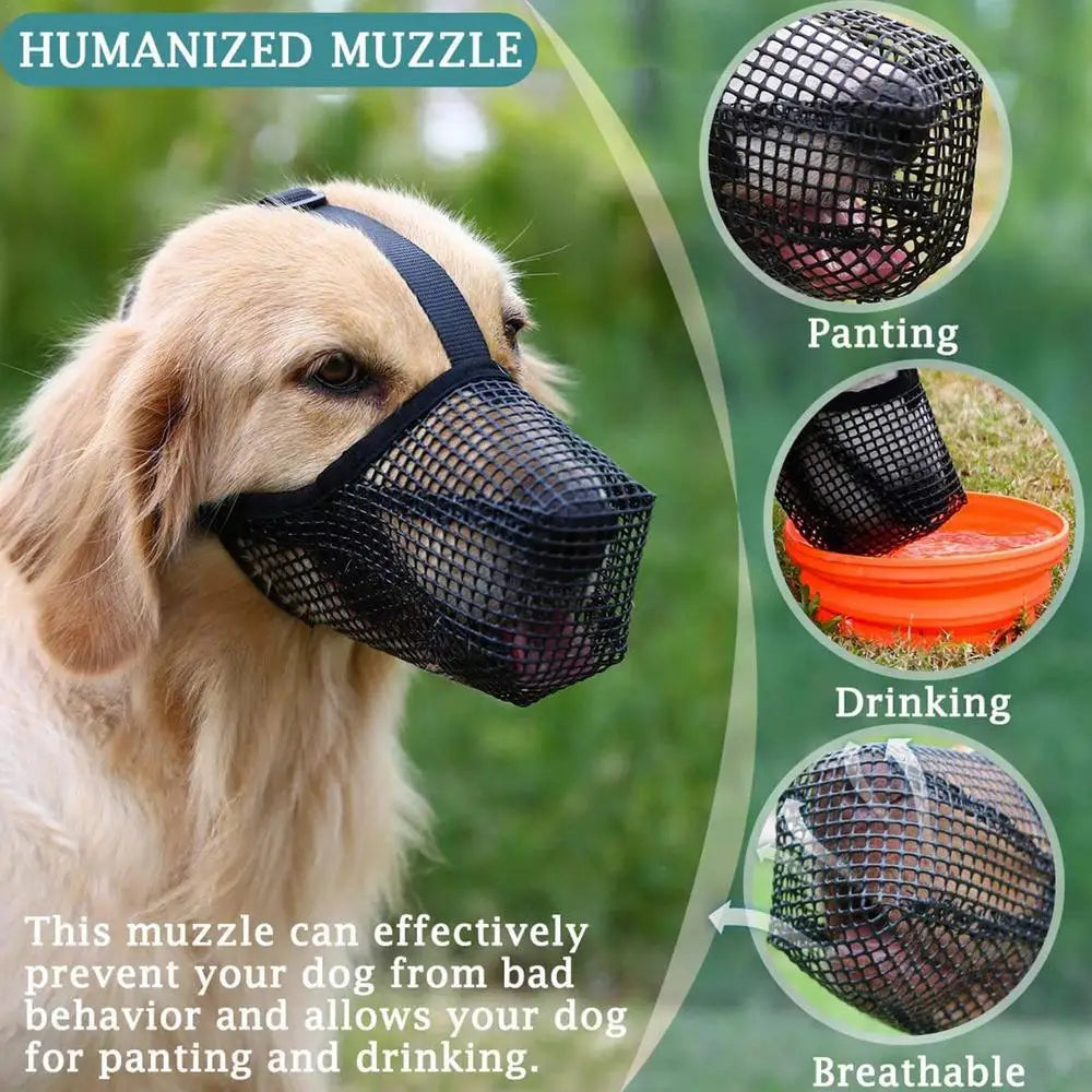 Soft Mesh Dog Muzzle