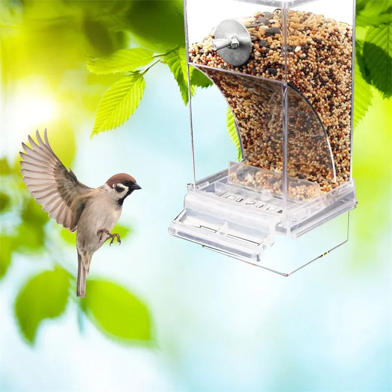 Non-Messy Automatic Bird Feeders