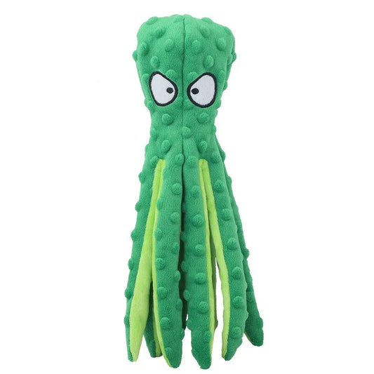 Octopus Squeaky Dog Toy