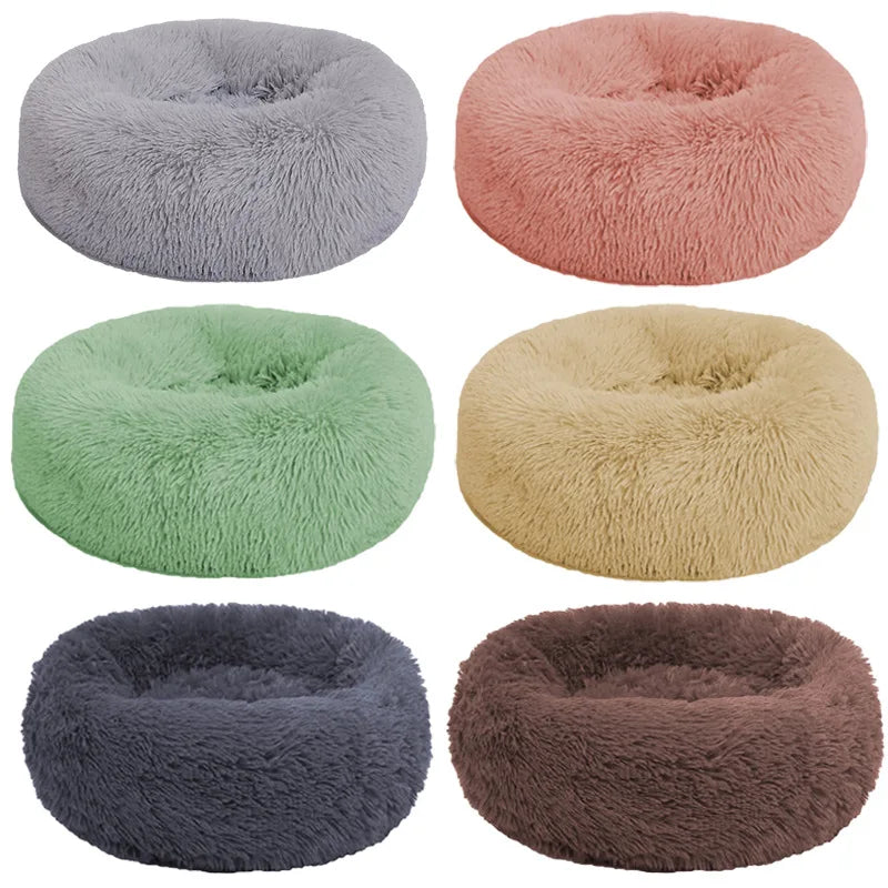 Fluffy Donut Pet Bed