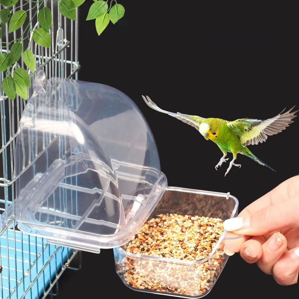 Bird Cage Feeding Box