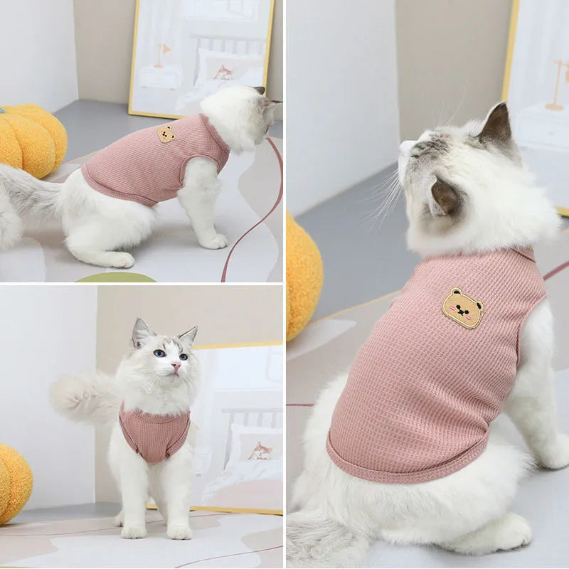 Bear Pet Vest Fleece